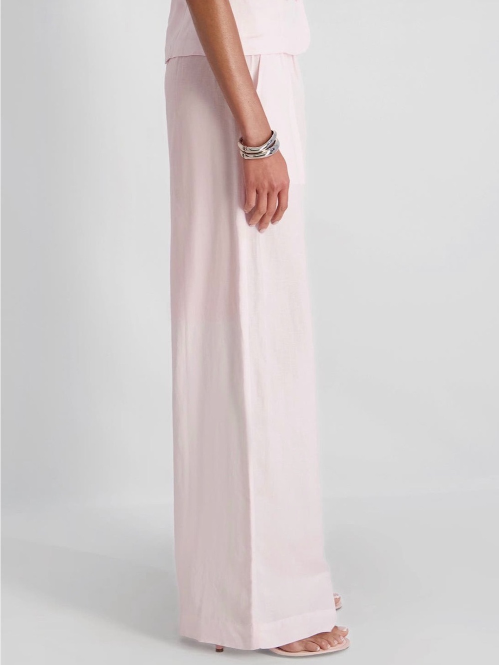 Linen lined drawstring trouser - Picture 5 of 10